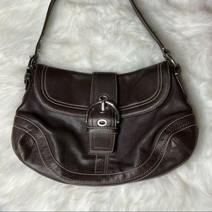 ✨ Coach chocolate shoulder bag✨